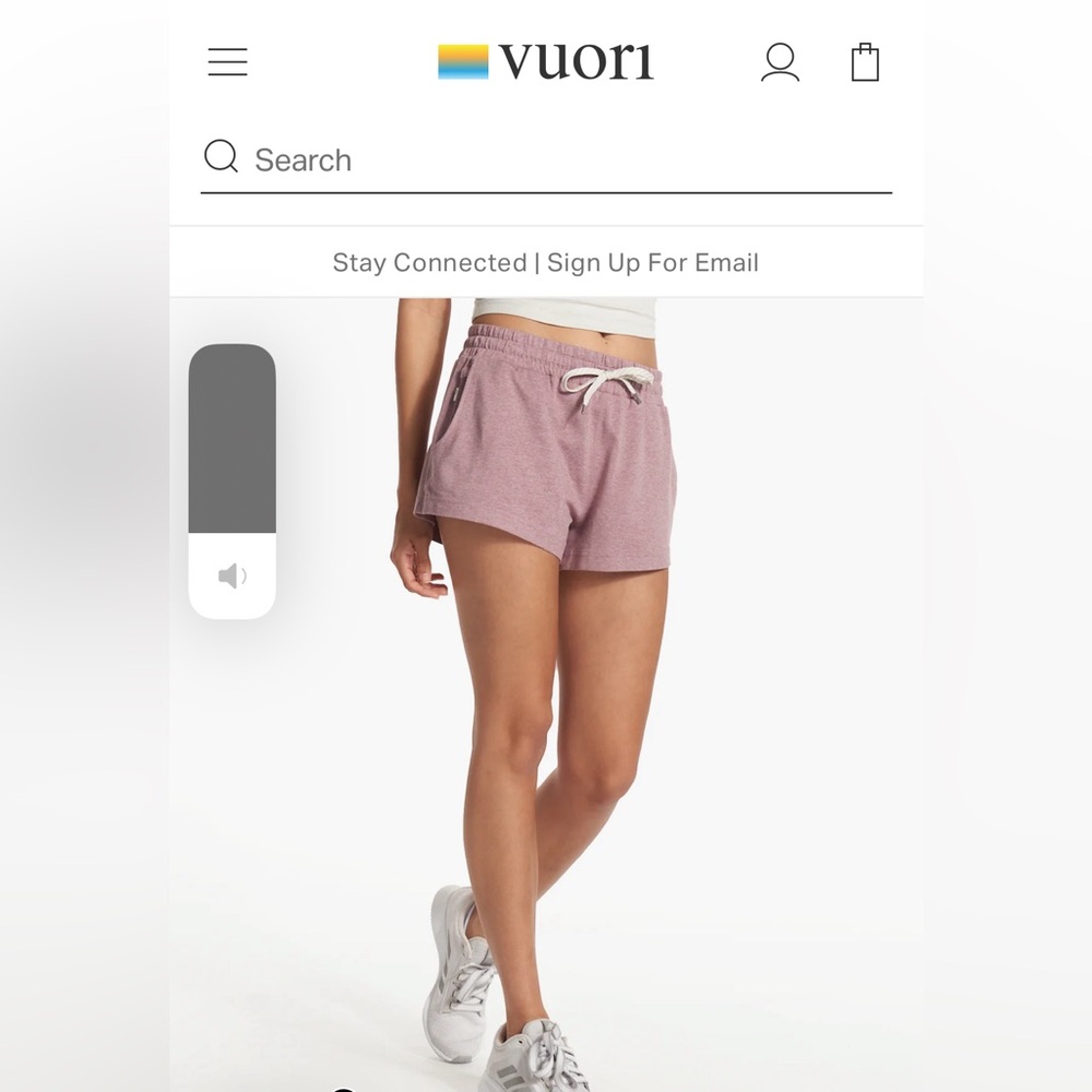 Vuori halo performance short 1.0